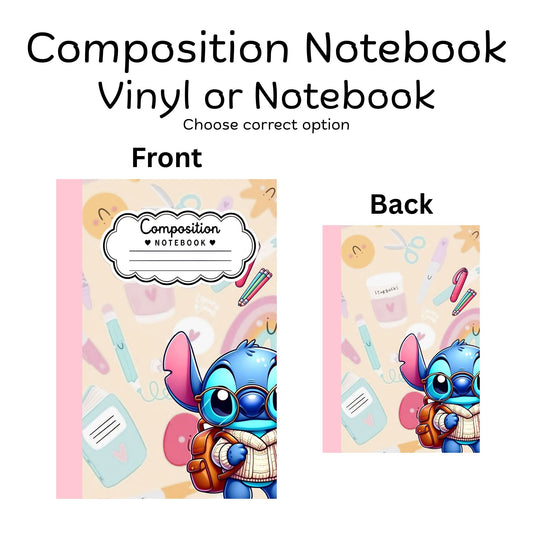COMPOSITION VINYL OR NOTEBOOK - STCH-20