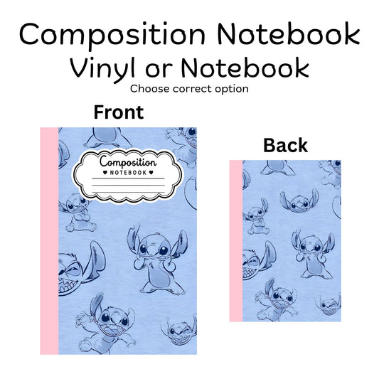 COMPOSITION VINYL OR NOTEBOOK - STCH-5