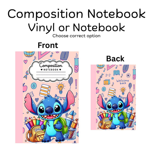 COMPOSITION VINYL OR NOTEBOOK - STCH-6