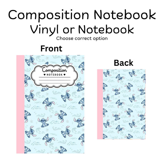 COMPOSITION VINYL OR NOTEBOOK - STCH-7