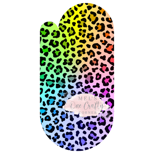 Rainbow Leopard Jumbo Paperclips