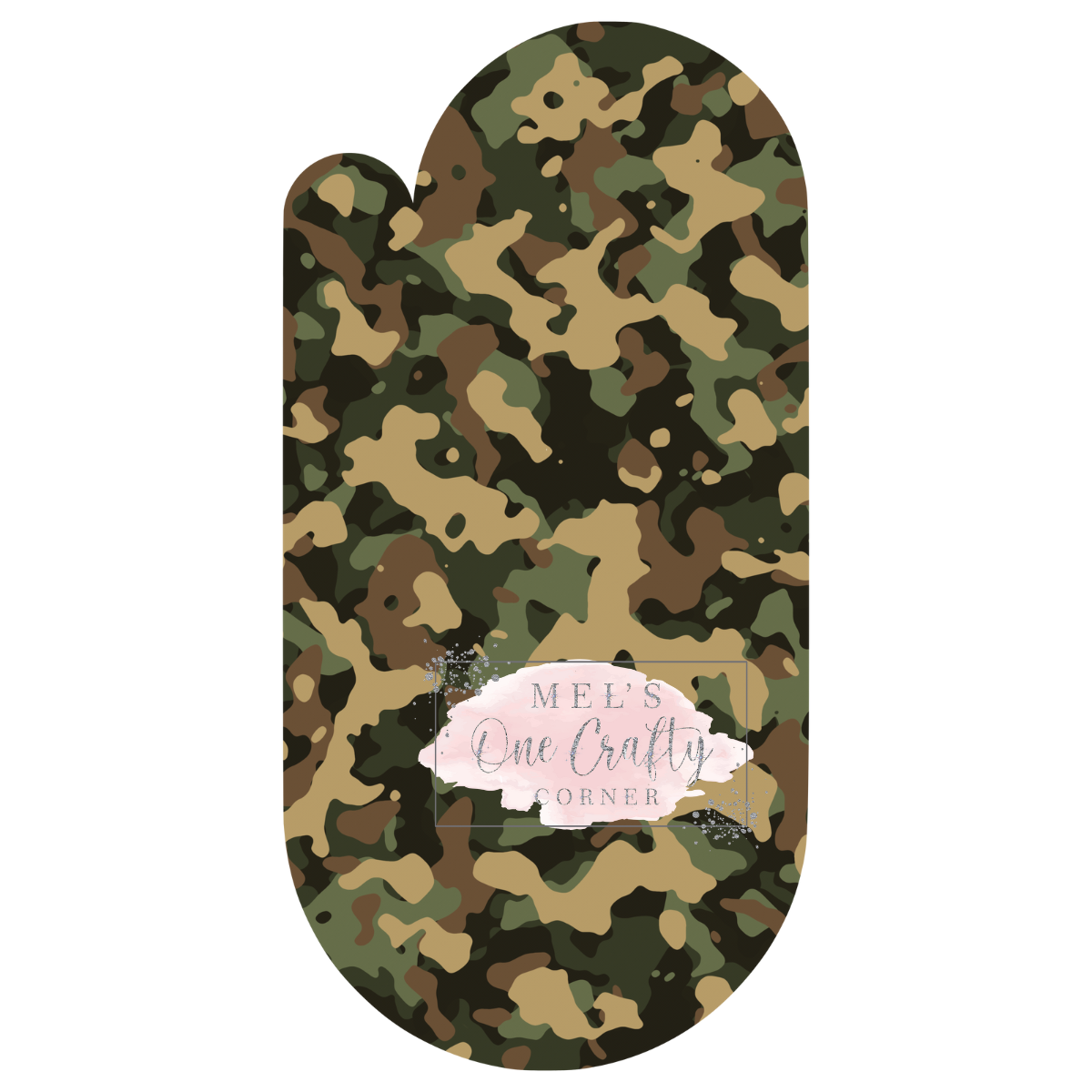 Camo Jumbo Paperclips