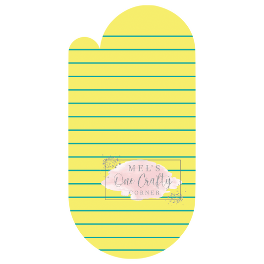 Yellow Notebook Jumbo Paperclip