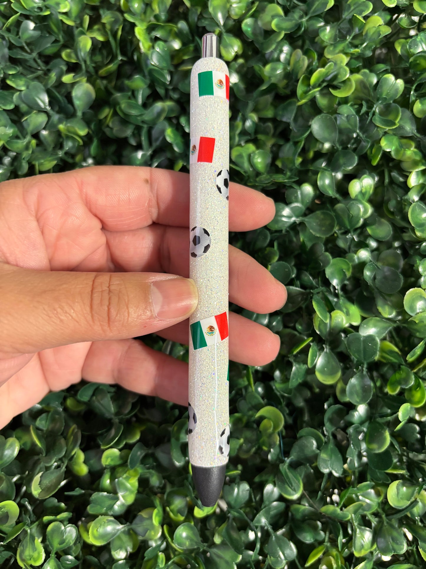 CUSTOM SOCCER Glitter Pen