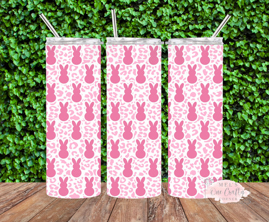 Sublimation Print Tumbler Wrap - Easter Leopard