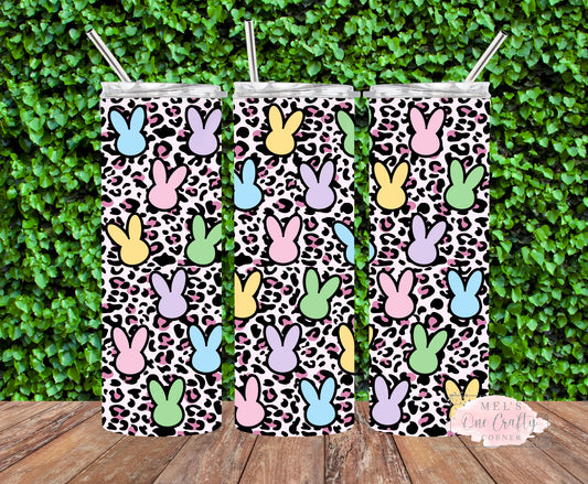 Sublimation Print Tumbler Wrap - Rainbow Bunnies