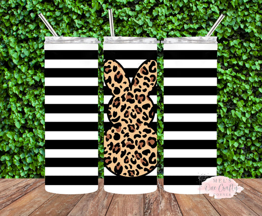 Leopard and Stripes Tumbler