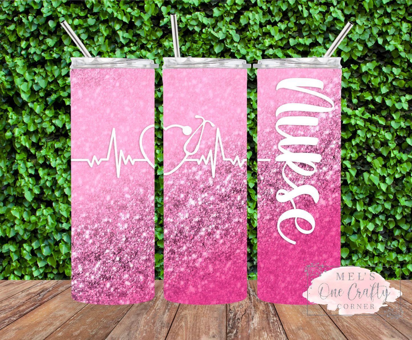 Pink Nurse Tumbler 20 oz.
