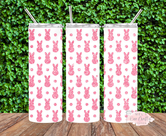 Pink Bunny Tumbler