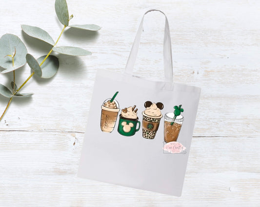Green Mouse Tote Bag