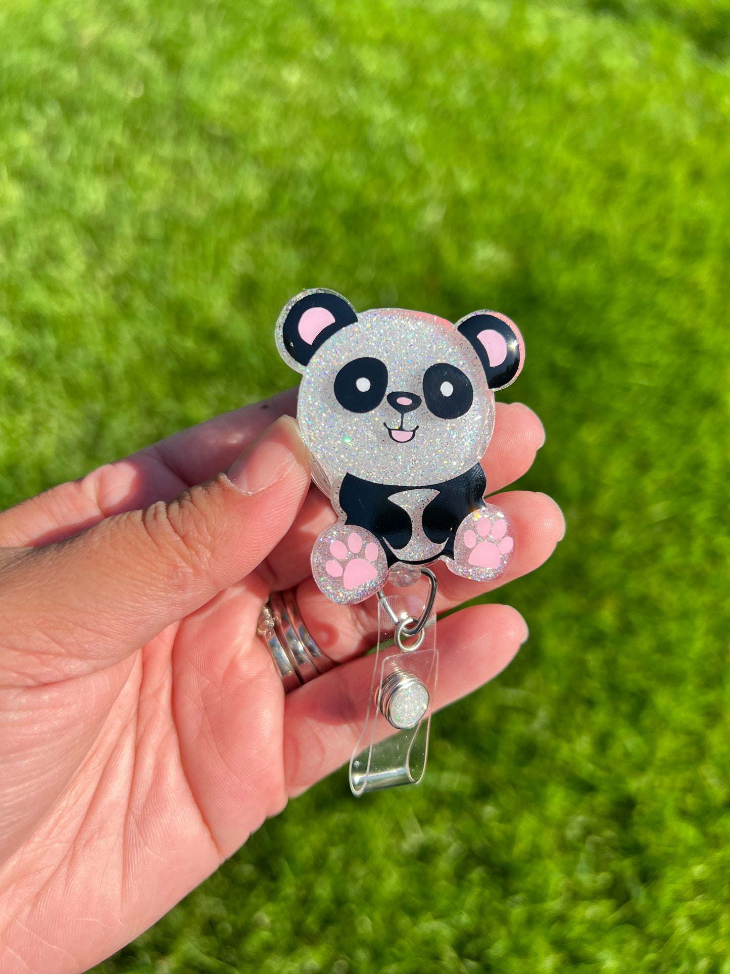 Baby Panda Badge Reel