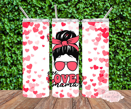 Sublimation Print Tumbler Wrap - Loved Mama