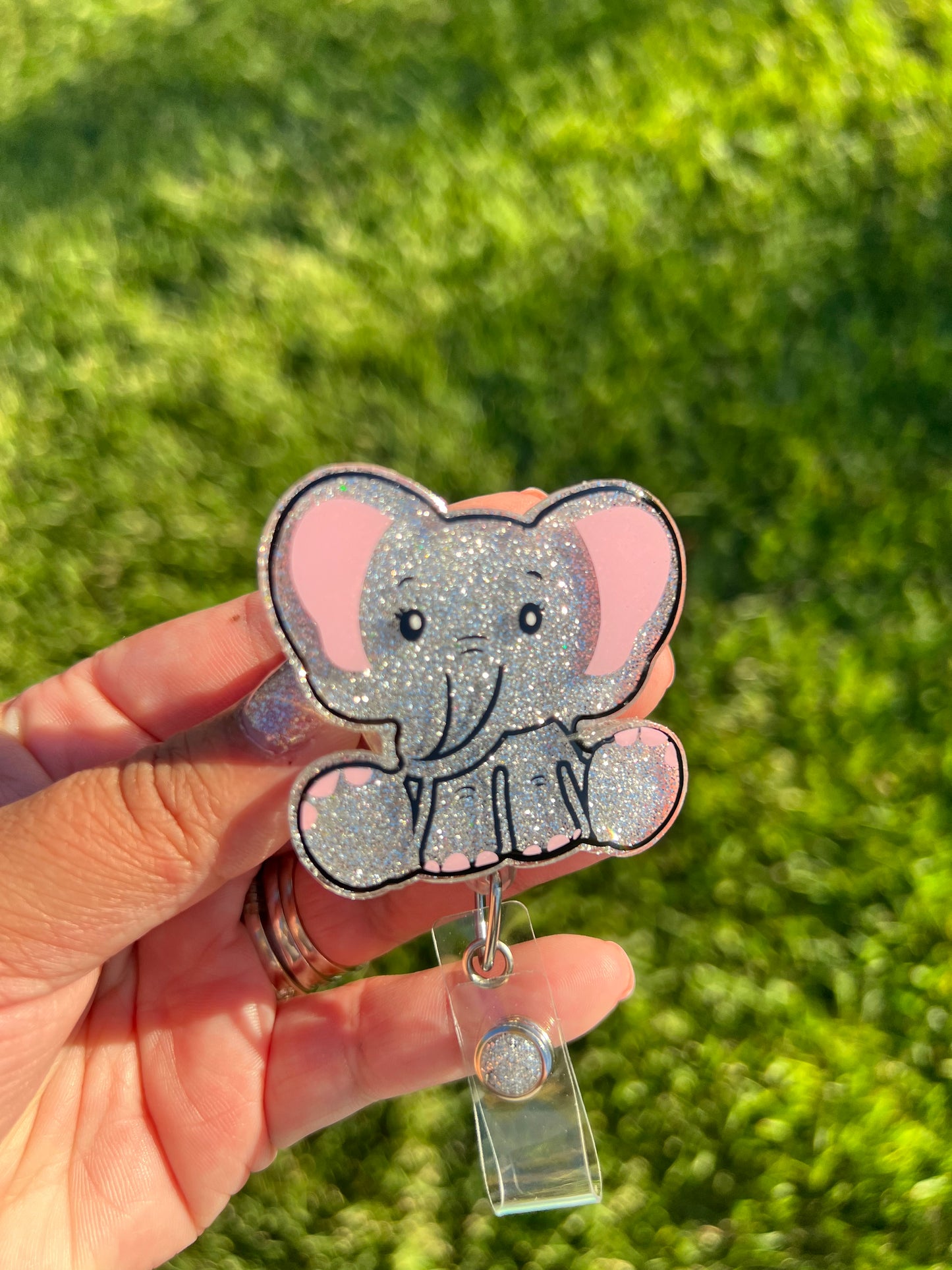 Elephant Badge Reel