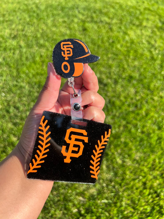Baseball Bundle- Badge Reel & Badge Buddy