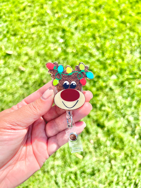 Reindeer Badge Reel