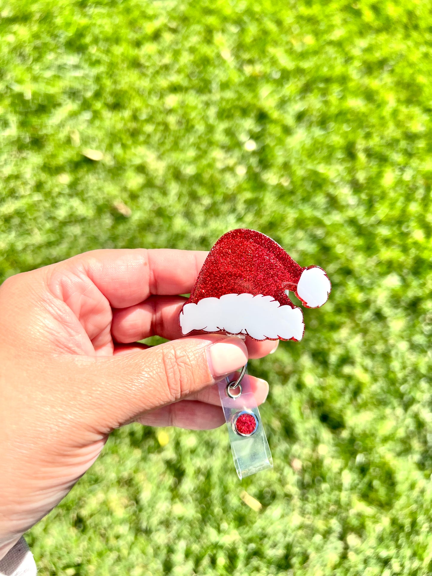 Santa Hat Badge Reel