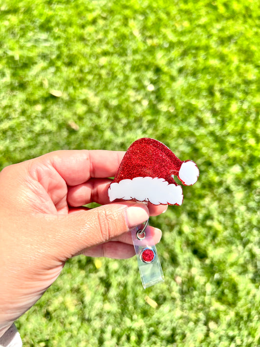 Santa Hat Badge Reel